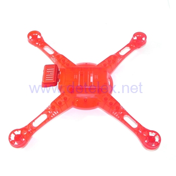 XK-X260 X260-1 X260-2 X260-3 drone spare parts Lower cover (red color) - Click Image to Close